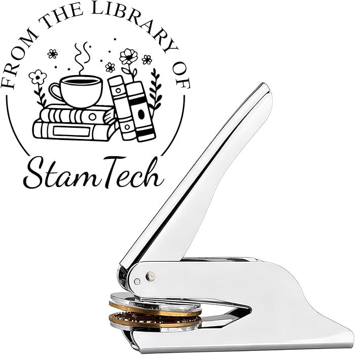 Book Embosser Personalized Custom Embossers for Wedding Custom Book Stamp Personalized Gift for B... | Amazon (US)