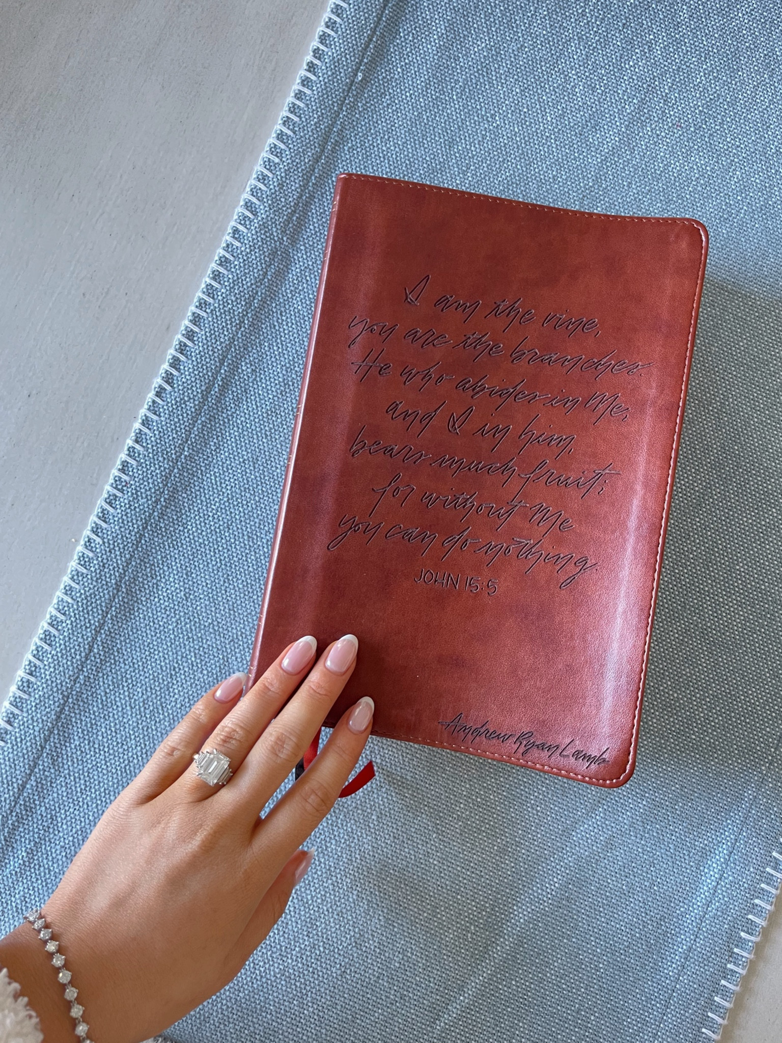 One of my favorite gifts I’ve given to Ryan 🩷 Linked the exact bible from Etsy. Message the seller and she can customize the Bible with your favorite verse! 

Gifts for men. Gift ideas. Faith. God. Bible. Bible study. Christianity  

#LTKfamily #LTKmens #LTKwedding