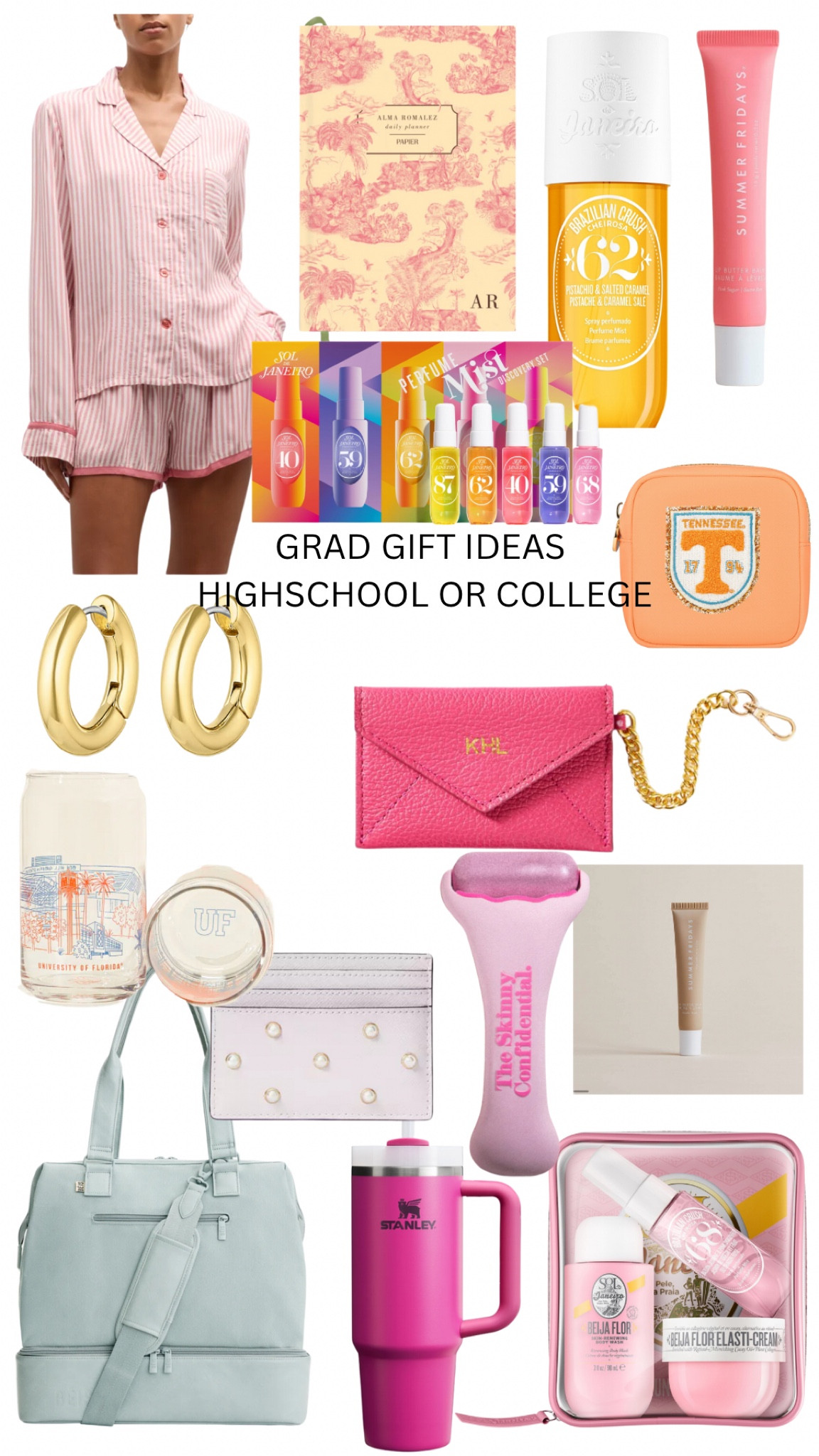 GRADUATION IS HERE! girls grad gift ideas! Gift guide for graduation gifts! These are perfect for highschool or College graduation girls! Perfect for any girl! As a college girl who graduates this year I would love any of these and as someone who already graduated highschool I’d love any of these! 

#LTKSeasonal #LTKGiftGuide #LTKbeauty