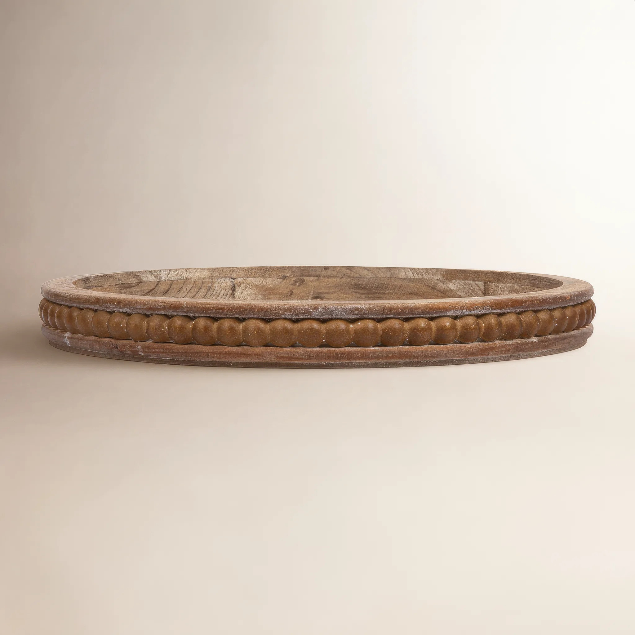 Round Decorative Wood Tray | Wayfair North America