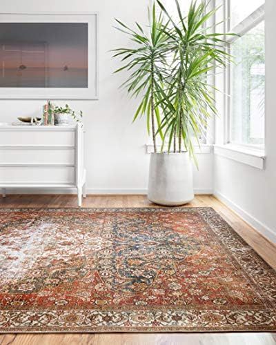 Loloi II Layla Collection LAY-05 Ocean / Multi, Traditional 2'-0" x 5'-0" Accent Rug | Amazon (US)