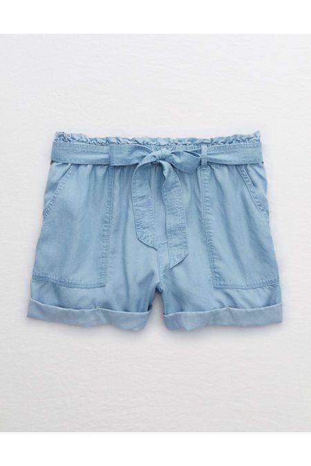 Aerie Camp Short Women's Blue XL | American Eagle Outfitters (US & CA)