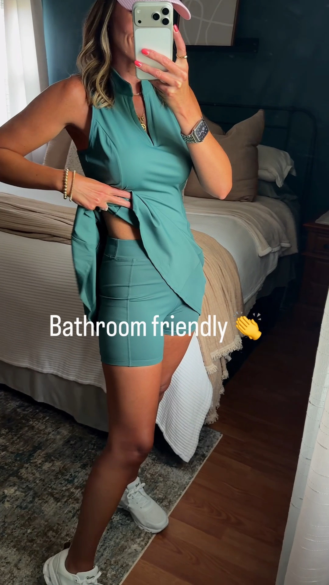 Amazon athletic dress only $19.99. Detached shorts making it bathroom friendly. 
Wearing medium

#LTKSeasonal #LTKOver40 #LTKActive