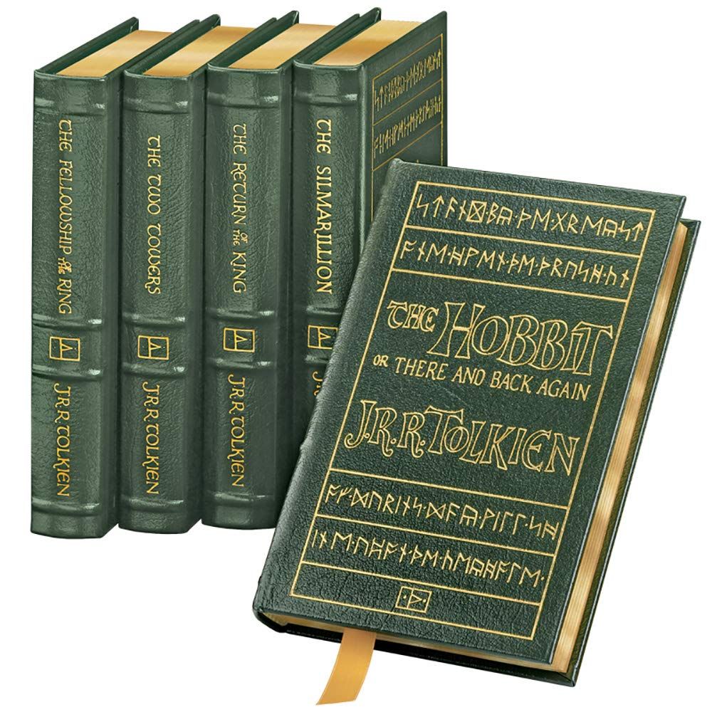 TOLKIEN'S CLASSICS 5 Volume Leather Bound Collector's Set - Including: The Hobbit, The Fellowship... | Amazon (US)