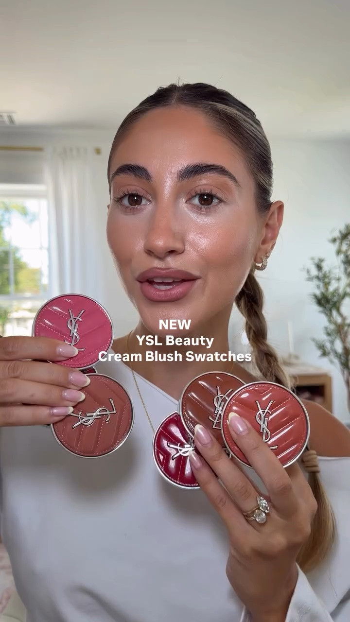 swatching & trying on some more shades of the new ysl beauty cream blushes!!💓 which is ur fav? #makeup #makeuplover #makeupreels #creamblush #makeupreviews

#LTKSeasonal #LTKBeauty #LTKgrwm