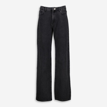 Black Straight Leg Jeans | TK Maxx