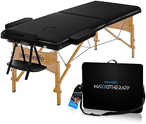 Amazon.com: SereneLife Serene-Life (SLMASGE1) Massage Table, 83.9x27.56x25.5 Inch (Pack of 1), Br... | Amazon (US)