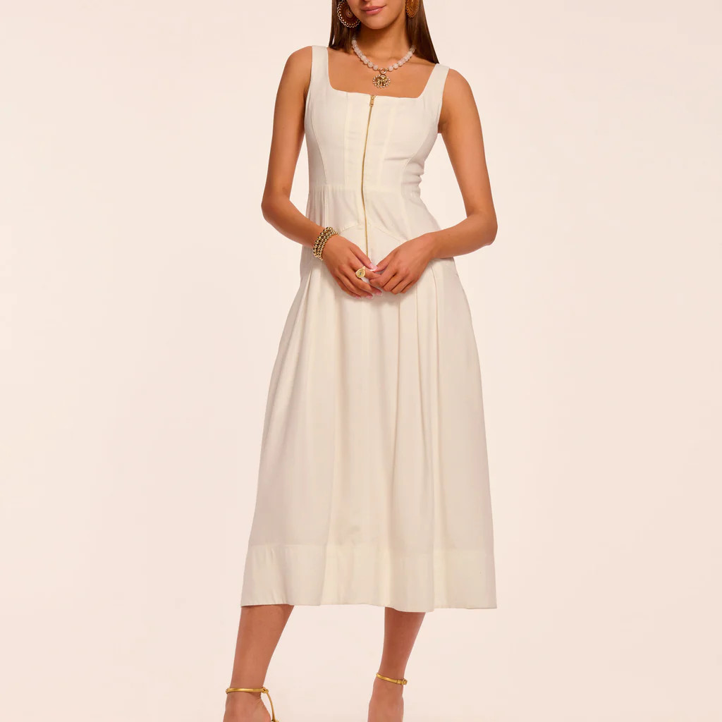 Moira Zip Front Midi Dress | Ramy Brook