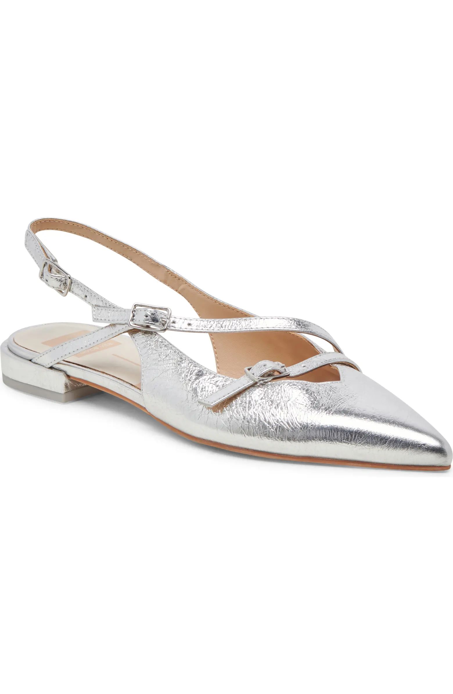 Dolce Vita Pamla Pointed Toe Slingback Flat (Women) | Nordstrom | Nordstrom