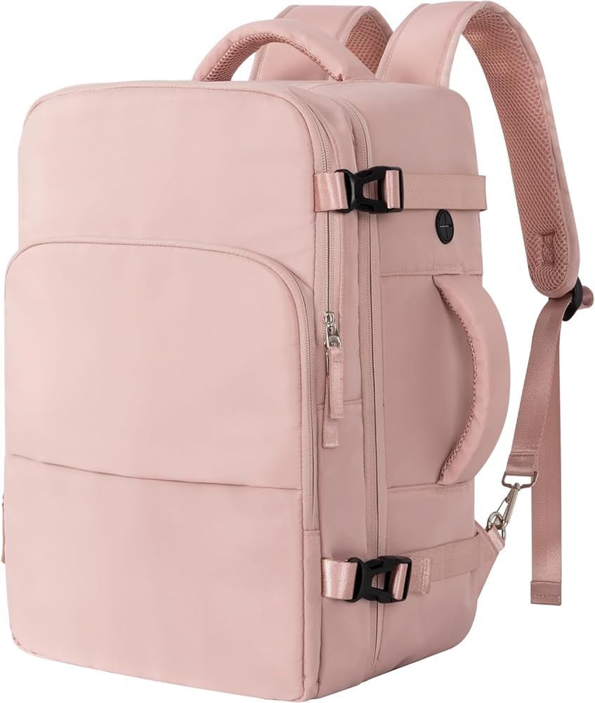 Hanples Large Travel Laptop Backpack for Women, Carry On , Hiking Backpack, Waterproof Durable Bu... | Amazon (US)