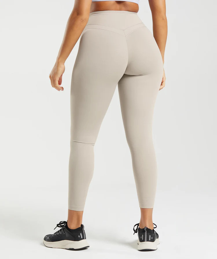 Gymshark Whitney High Rise Leggings - Mink | Gymshark (Global)