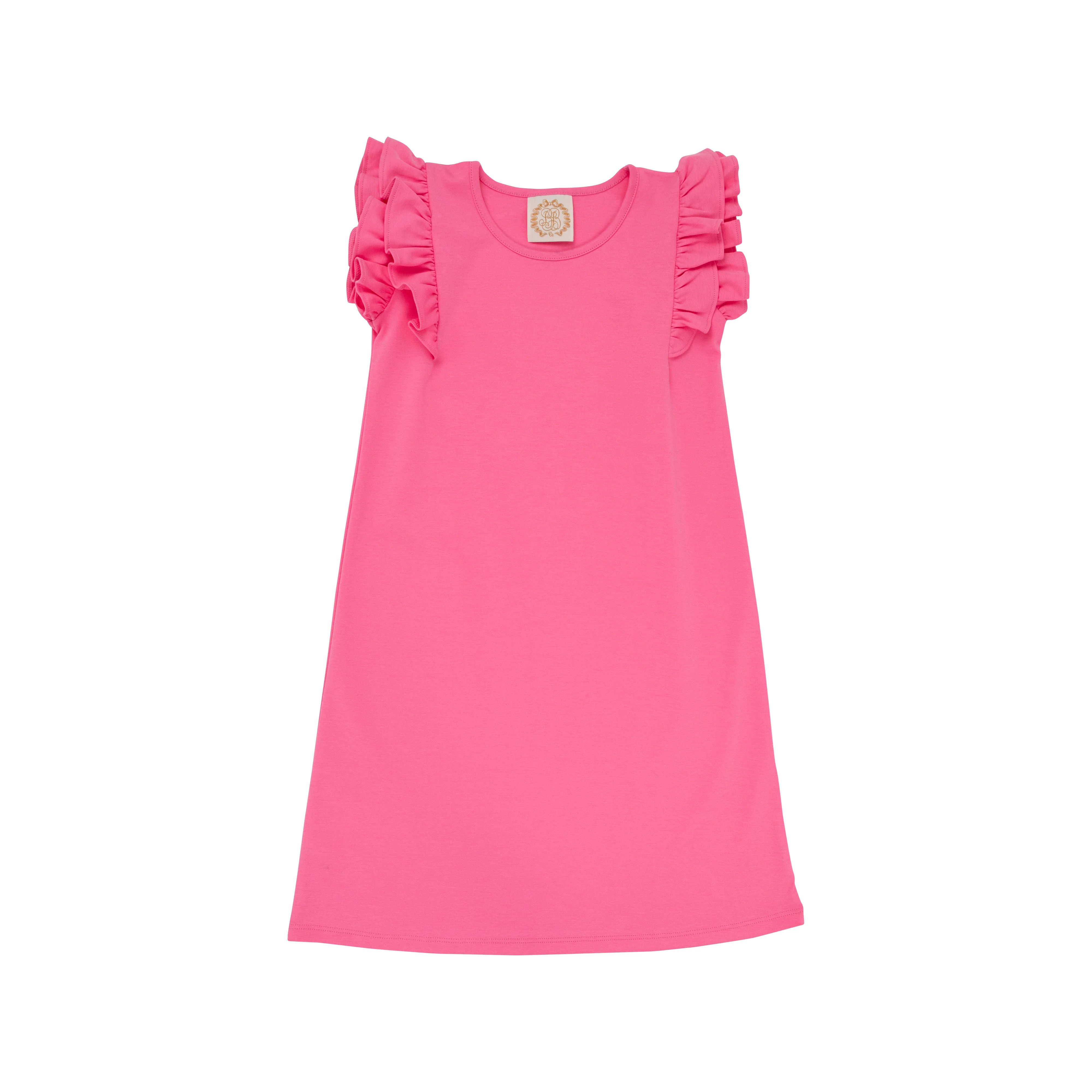 Ruehling Ruffle Dress - Winter Park Pink | The Beaufort Bonnet Company