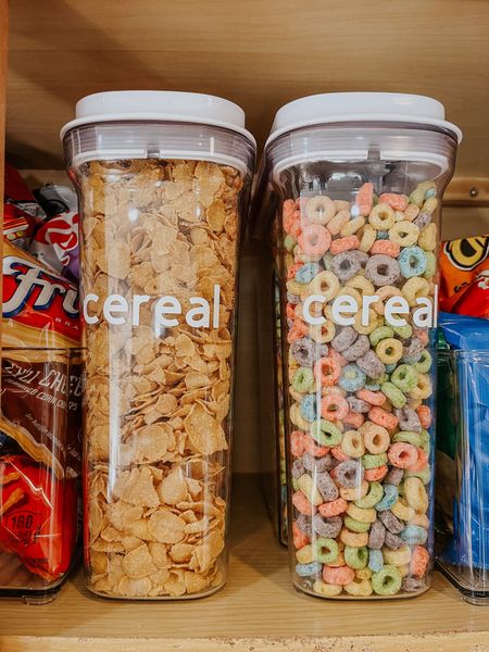 My favorite cereal containers! #kitchen #kitchenorganization

#LTKhome