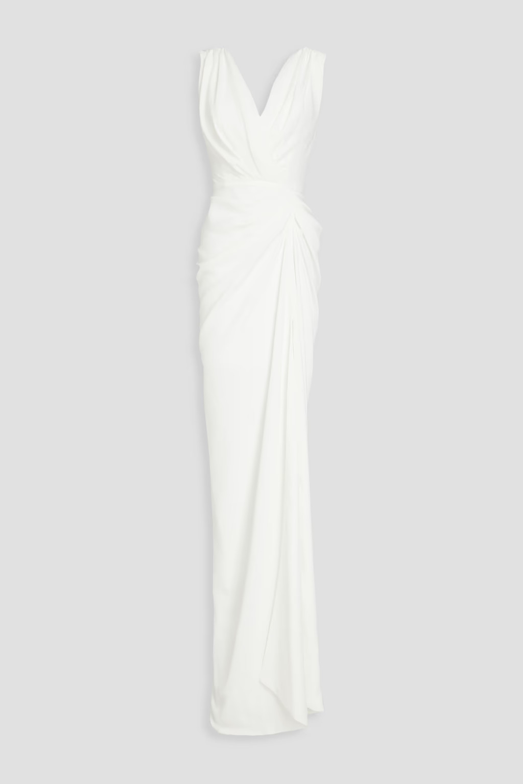 Draped crepe gown | The Outnet (US and CA)