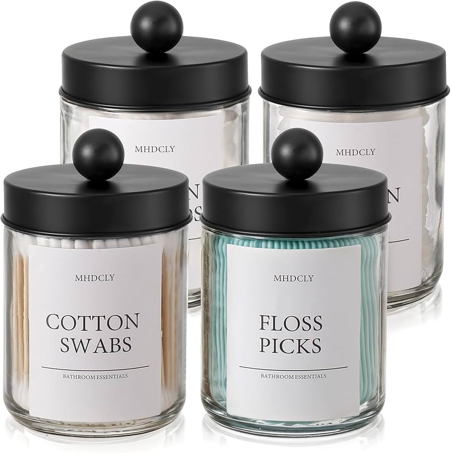 Bathroom Organizers and Storage,4 Pack Bathroom Accessories,Bathroom Decor,Home Decor,Bathroom St... | Amazon (US)