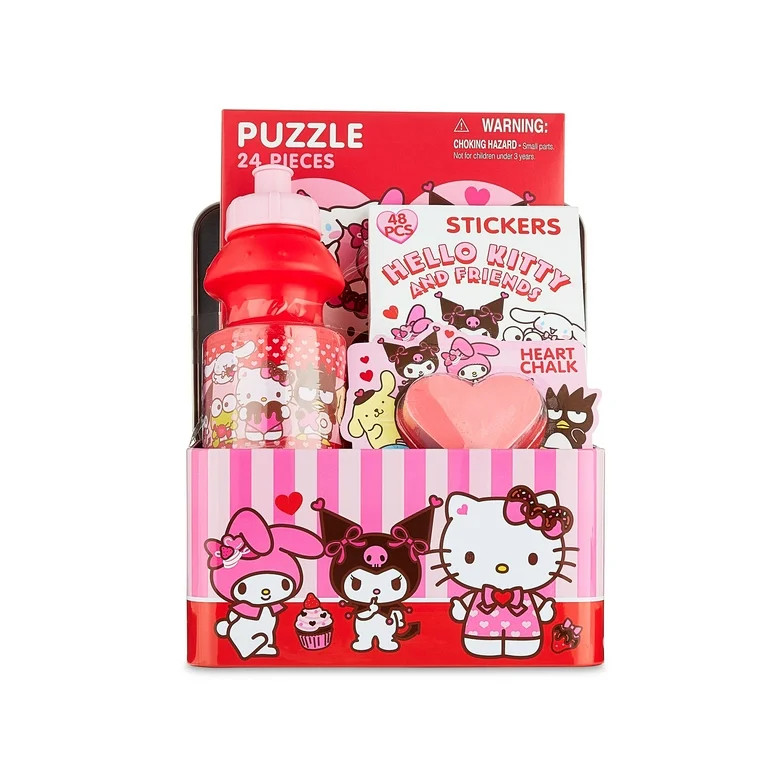 Hello Kitty Valentine's Day Tin Box Gift Set | Walmart (US)