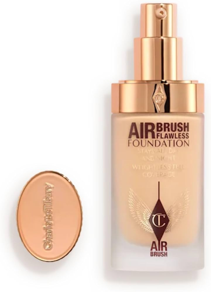 Charlotte Tilbury Airbrush Flawless Matte Foundation - Full Coverage Liquid Makeup with a Natural... | Amazon (US)