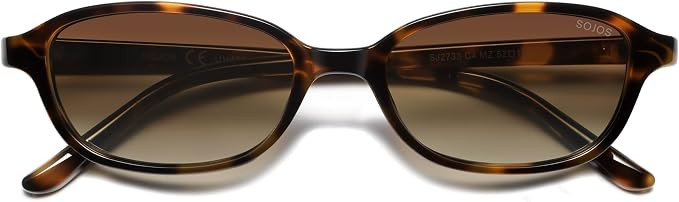 SOJOS Small Trendy Cat Eye Polarized Sunglasses Womens Mens SJ2733 | Amazon (US)