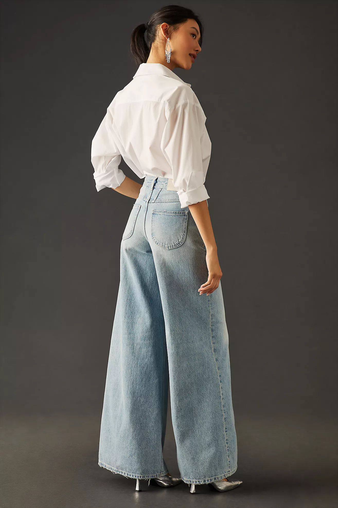 Closed Flared-X Wide-Leg Jeans | Anthropologie (US)