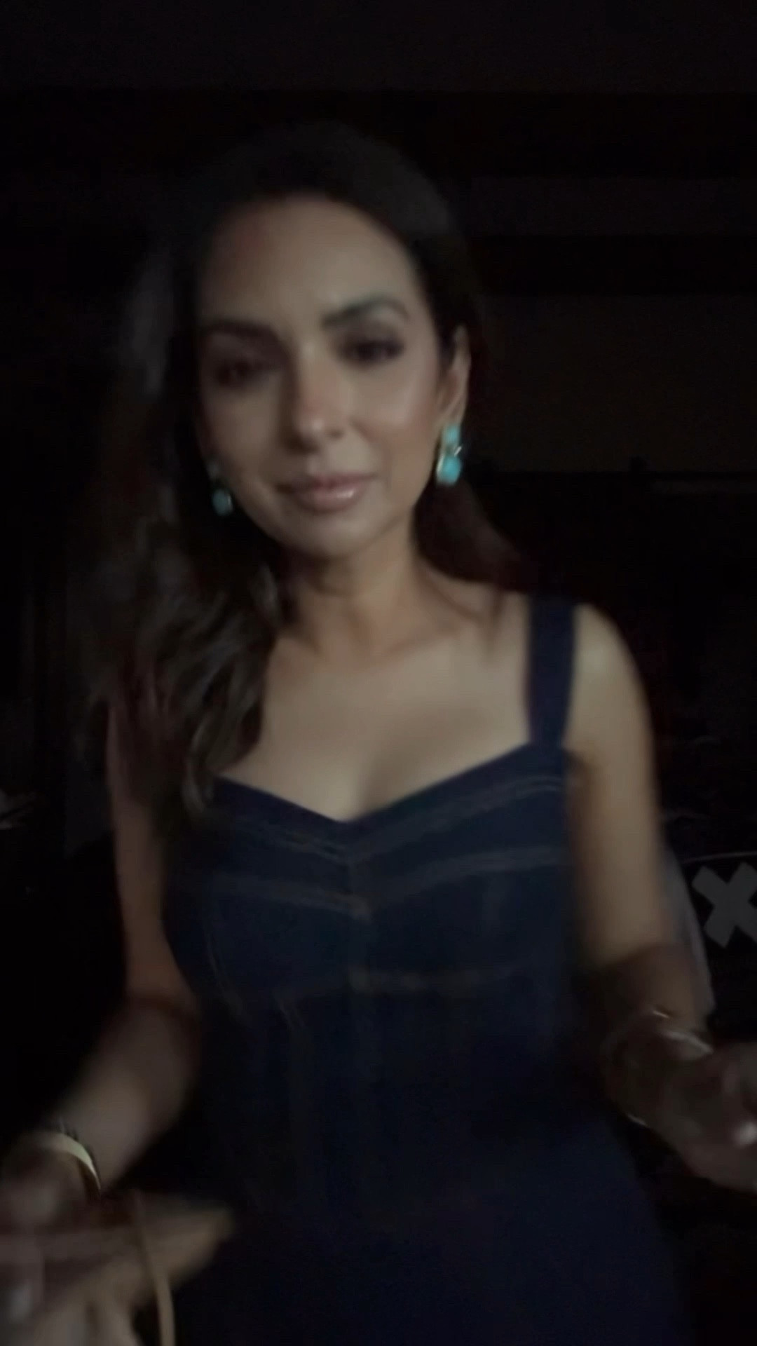 Get ready with me in the dark! We lost power because of the storm so this was the best I could get 😆 I loved this dress it is truly so flattering! Linked my Santa Fe dinner look here. Wearing a size 2 in dress for size ref and I got it hemmed too bc it was long on me!

#LTKSeasonal #LTKStyleTip