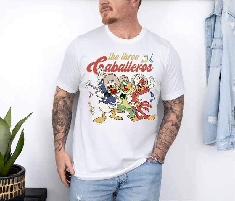 Disney the Three Caballeros T-shirt, Donald Duck Jose Carioca Shirt, Fiesta Party Tee, Cinco De M... | Etsy (US)