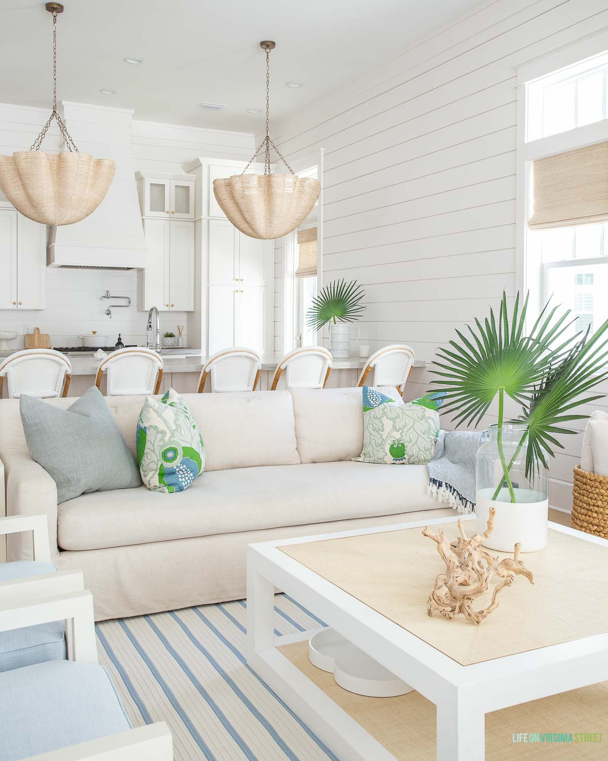 Modern coastal Florida home living room decor  

 #LTKSeasonal #LTKHome