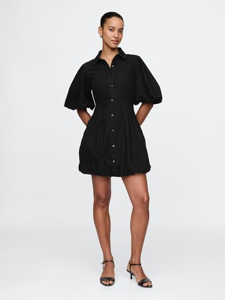 Bubble Mini Shirtdress | Gap (CA)