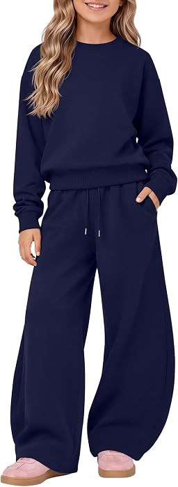 Girls 2 Piece Outfits Sweatsuit Set | Amazon (US)
