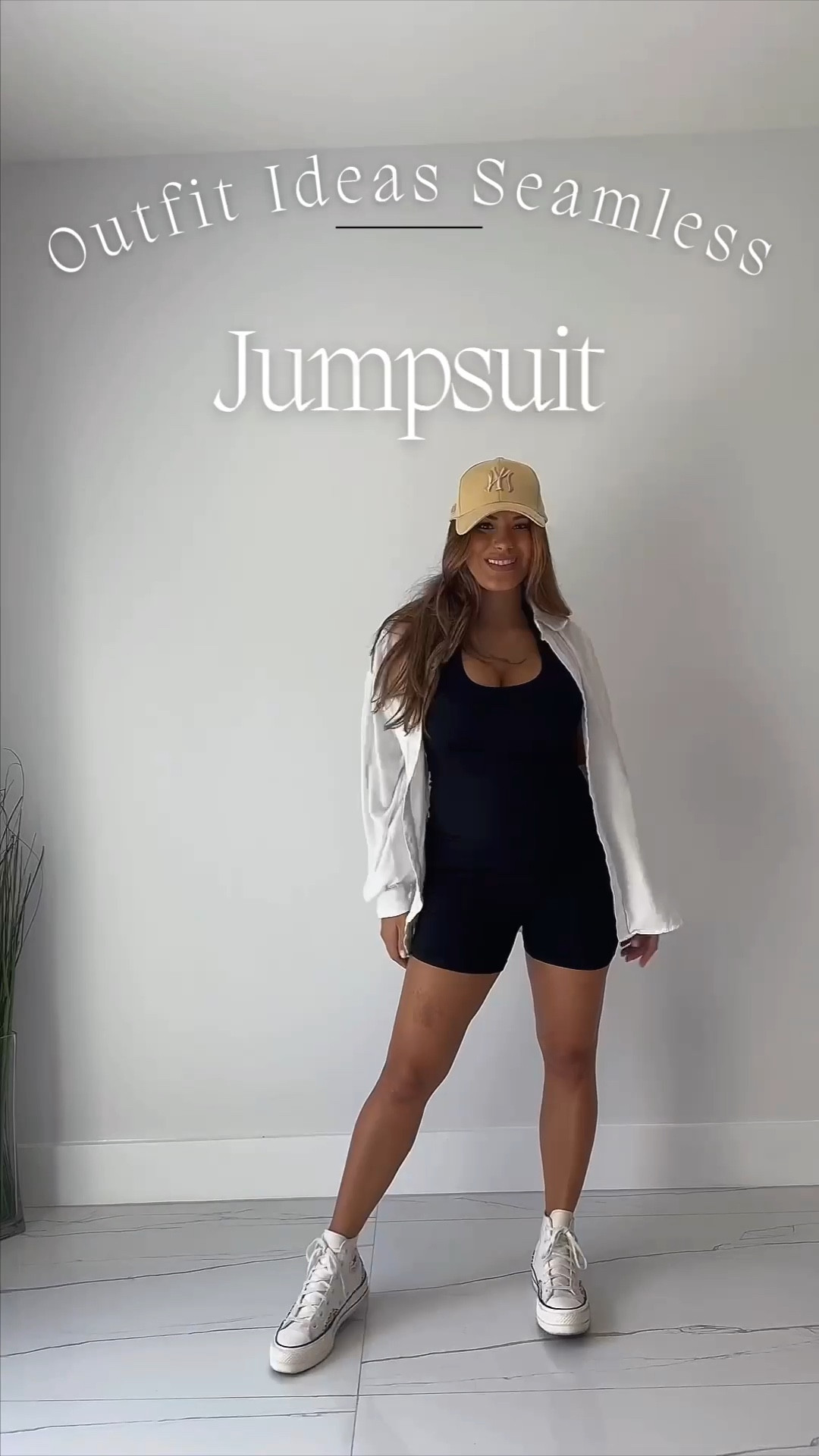ASOS DESIGN seamless jumpsuit in mocha