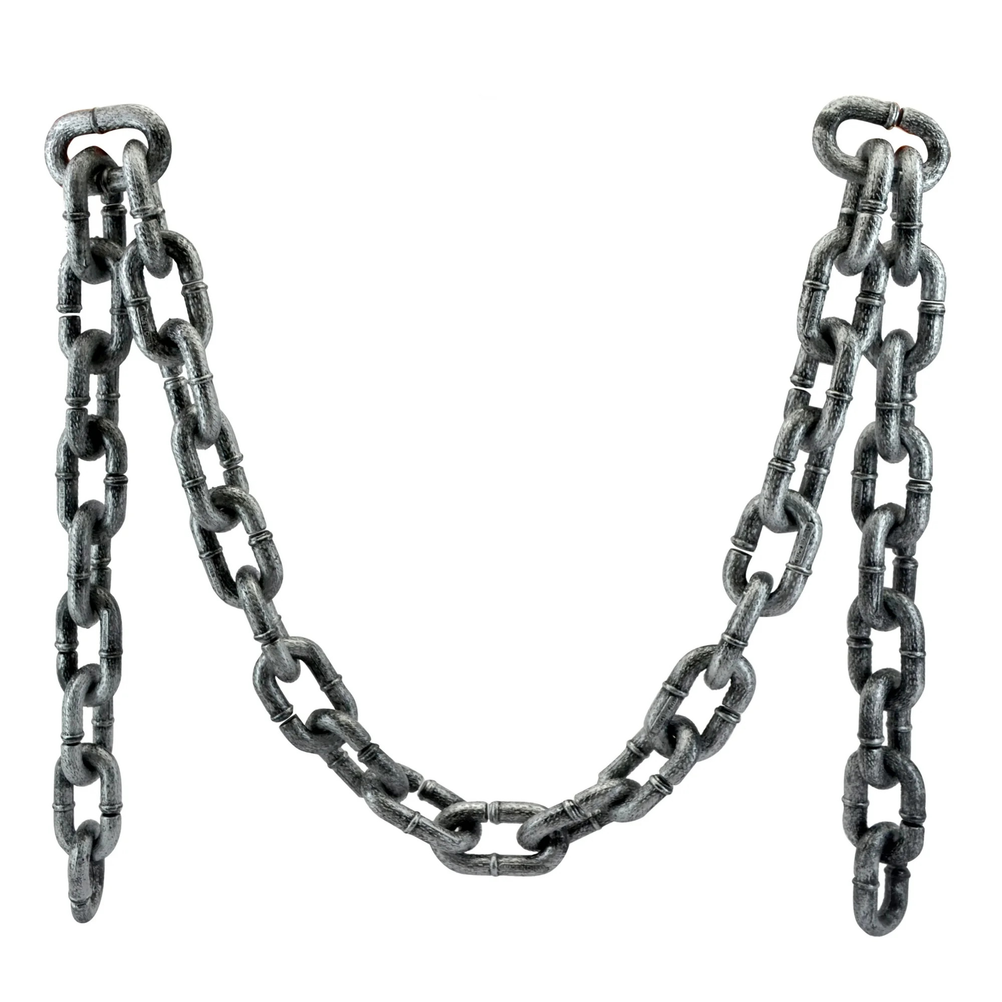 Halloween 6-feet Chain Garland Decor, Silver, 72 in x 0.3 in x 1.8 in, by Way to Celebrate | Walmart (US)