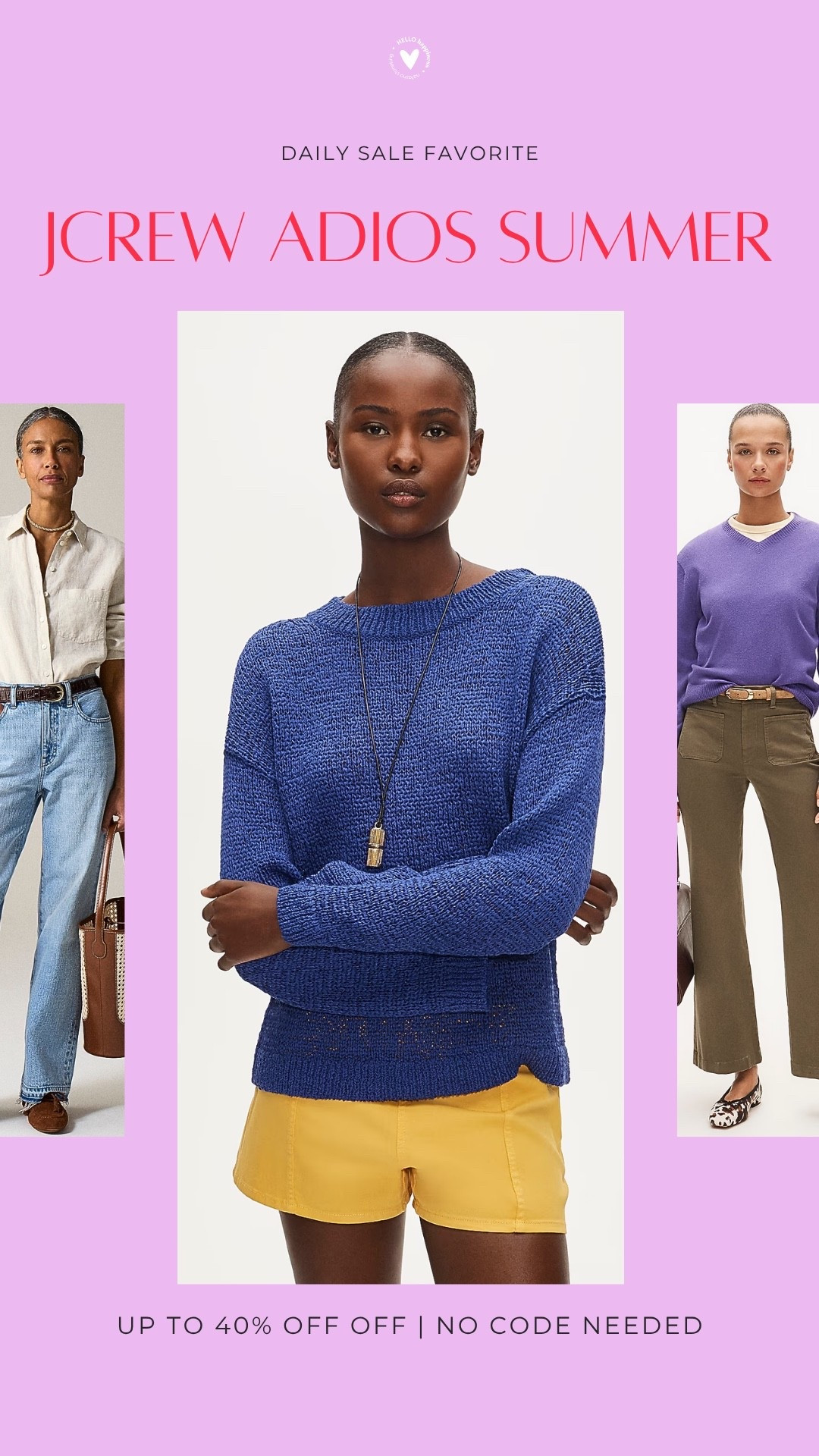J.Crew summer favorites are on major sale!! So many cute pieces to wear now + transition into fall 💙✨ Up to 40% off and no code needed!

#LTKOver40 #LTKSaleAlert #LTKootd