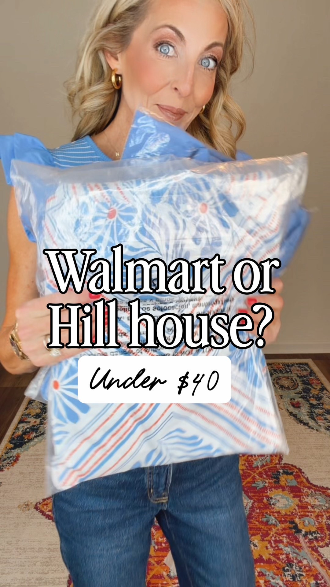 Walmart really said: Hill House vibes… but make it under $40. Comment Walmart for all of the details!! 

Walmart is seriously winning spring right now. These dresses look like boutique finds but are so affordable and easy to wear. The white printed cotton poplin dress gives major Hill House vibes for literally half the price. It’s a pull-on style with a smocked chest for a flexible fit, plus a tiered skirt that feels feminine and flattering. The colors are perfect for a day on the Auburn plains, and it comes in several color options. I’m wearing an XS and it’s under $35.

And the blue eyelet maxi dress… SO good. This timeless cotton shirt dress has the prettiest eyelet embroidery, scalloped hem, and that effortless “put together” look. It’s 100% cotton, breathable, and easy to dress up with sandals or keep casual with sneakers. Under $40 and such a spring staple!