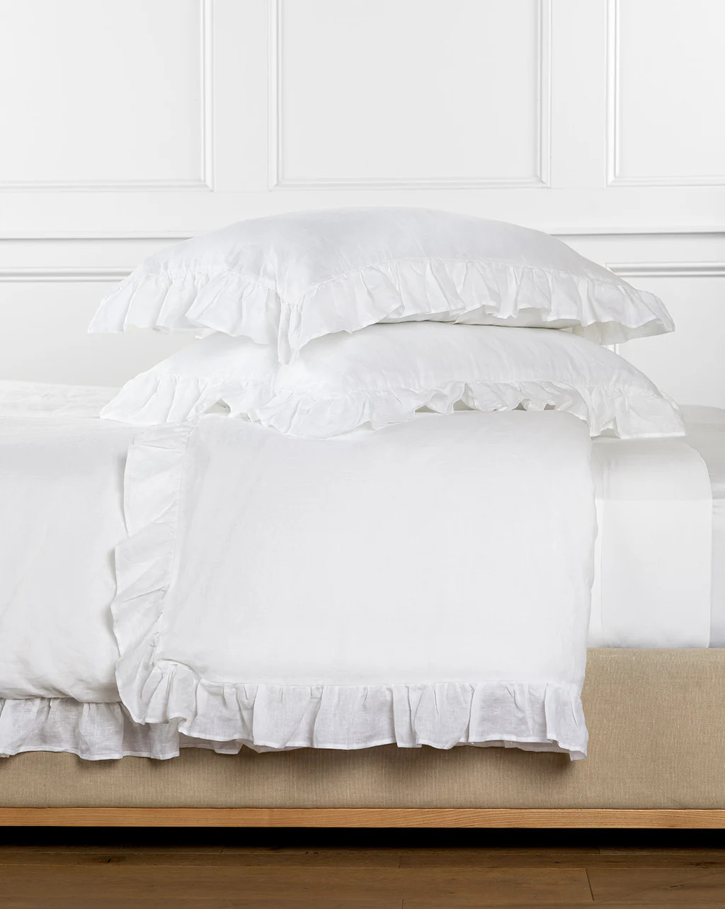 Silvia White Duvet Cover | McGee & Co.