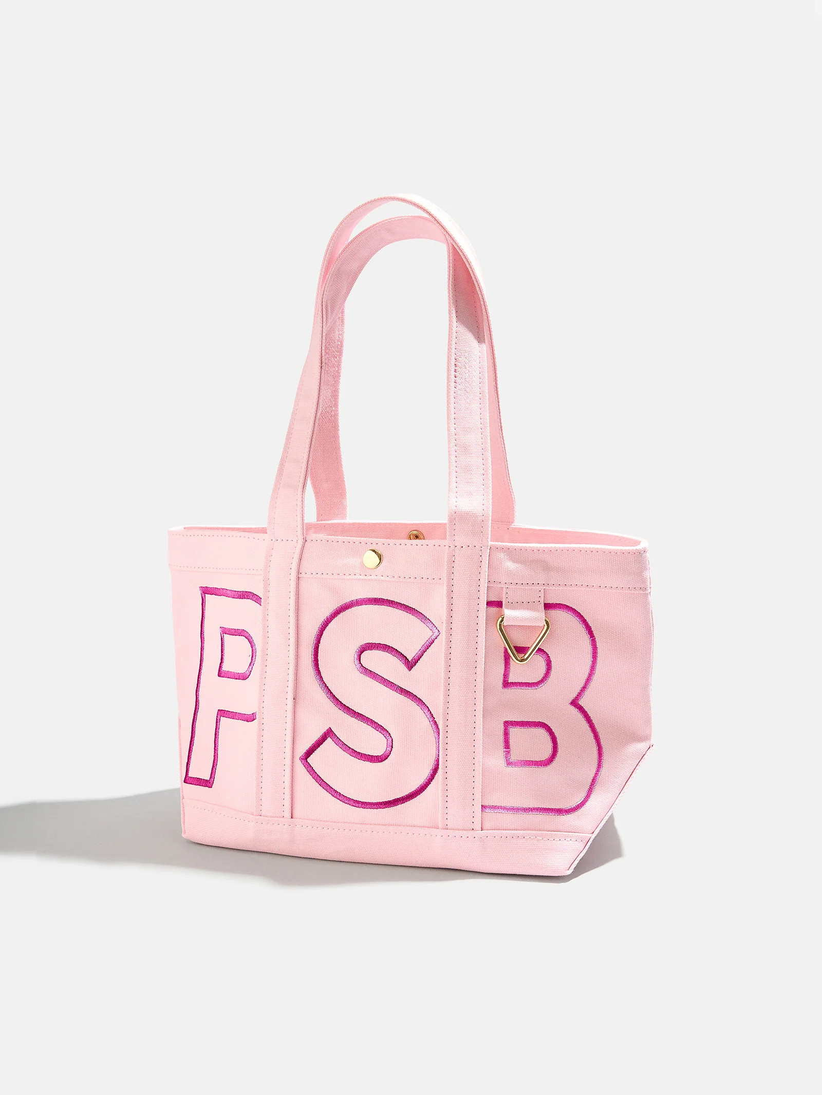 Custom Alpha Tote - Soft Pink | BaubleBar