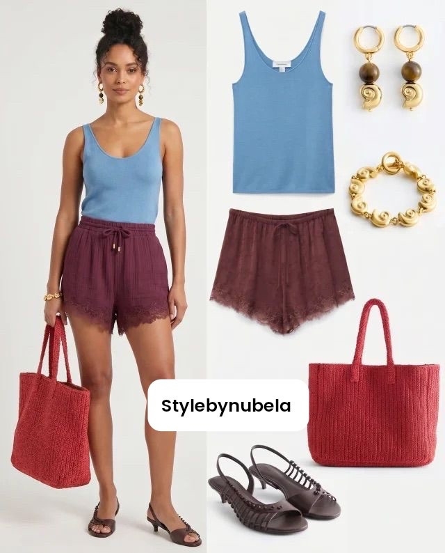 Summer Outfit with Lace Trim Short and tank top 

 #LTKSummer #LTKVacation 

casual summer outfits women, style over 40, women fashion over 50, summer style over 30, everyday summer outfit ideas, effortless warm weather style, chic casual outfits women, summer fashion, spring fashion summer outfits ideas, effortless chic style, fashion inspiration, outfit Inspo, Spring style, style inspiration, wardrobe staple, outfit ideas, how to wear, spring wardrobe,

#OOTD #OutfitInspo #Stylelnspo #LookOfTheDay #StreetStyle #casualoutfitideas #summeroutfitinspo  #EffortlessStyle

#LTKPlusSize #LTKTall #LTKPetite #LTKBump #LTKmomlife #LTKOver40 #LTKMidsize #LTKvlog #LTKgrwm #LTKootd #LTKdayinmylife #LTKSaleAlert #LTKSeasonal #LTKmomlife #LTKTravel #LTKxAbercrombie