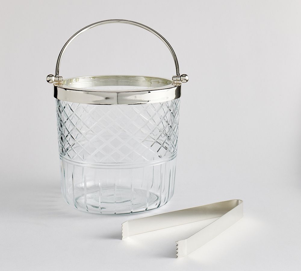 Atherton Glass Ice Bucket | Pottery Barn (US)