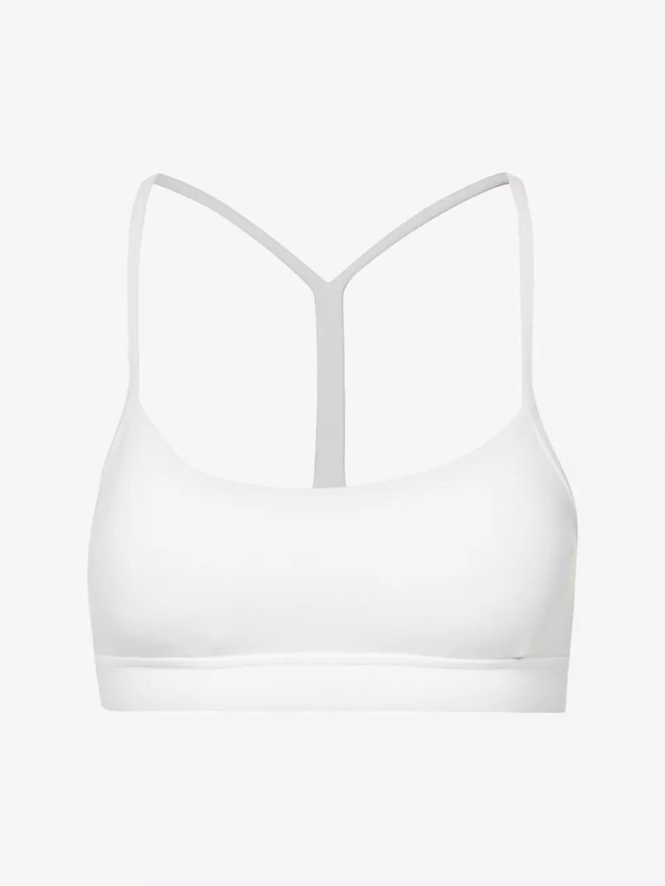Flow Y scoop-neck stretch-woven bra | Selfridges