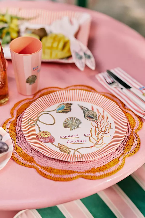 By the Sea Melamine Dinner Plate | Anthropologie (US)