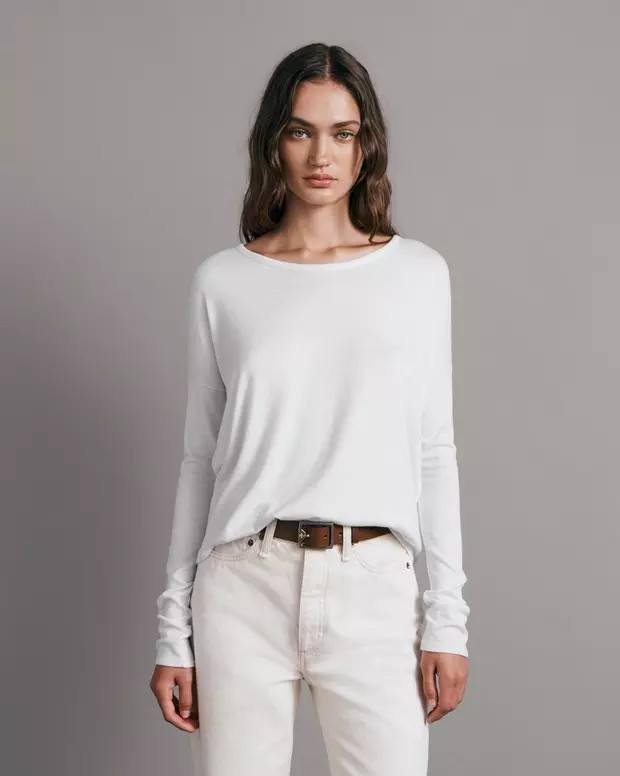 Buy The Knit Long Sleeve Tee for USD 155.00 | rag & bone | rag + bone