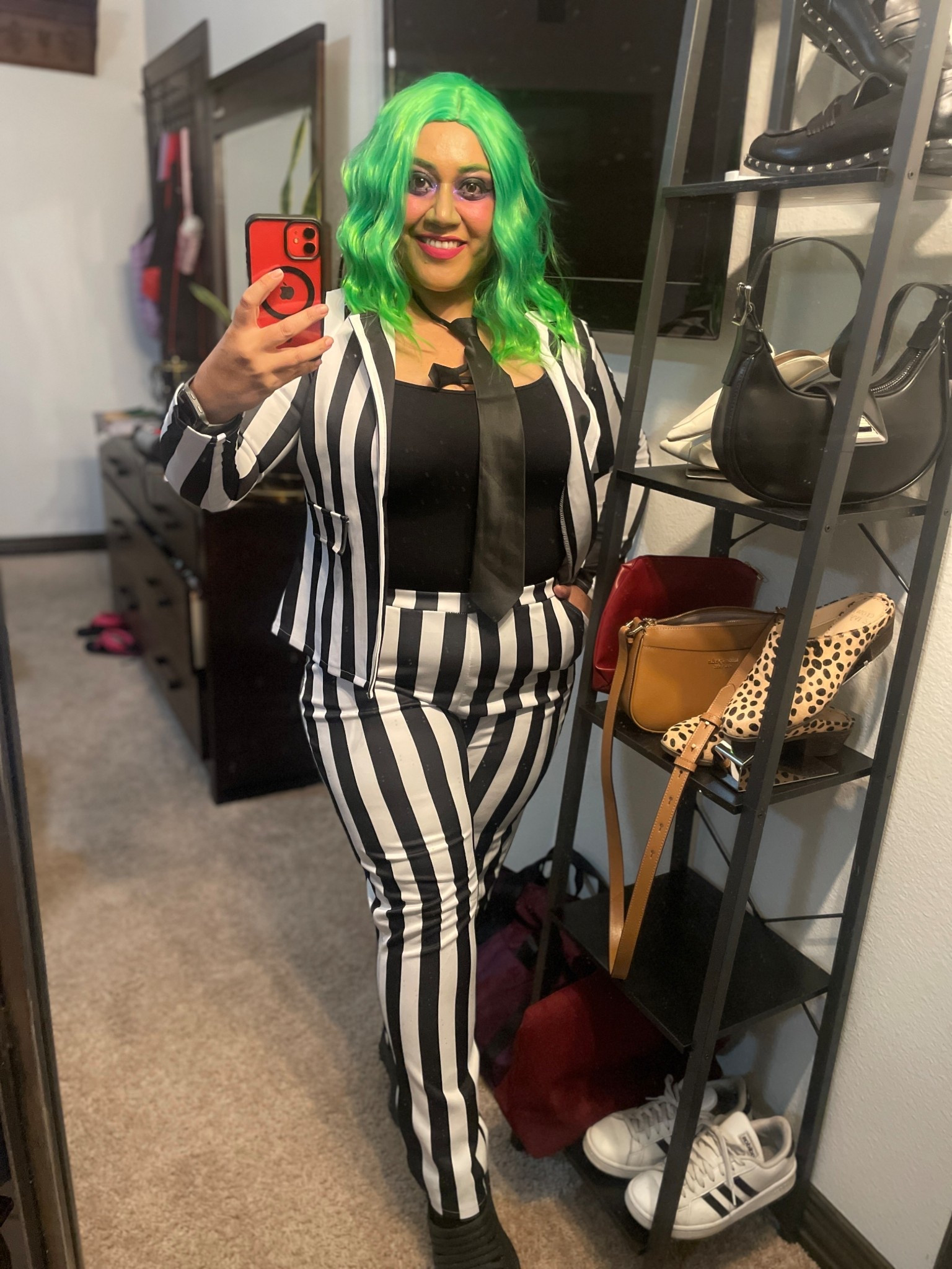 Halloween inspo! There are so many different varieties of this Beetlejuice costume. The one that I got doesn’t include all the accessories so I like that one the best today for the prime sale there is another one that’s on sale. That’s more cute for a woman.

#LTKSeasonal #LTKFindsUnder100 #LTKHalloween