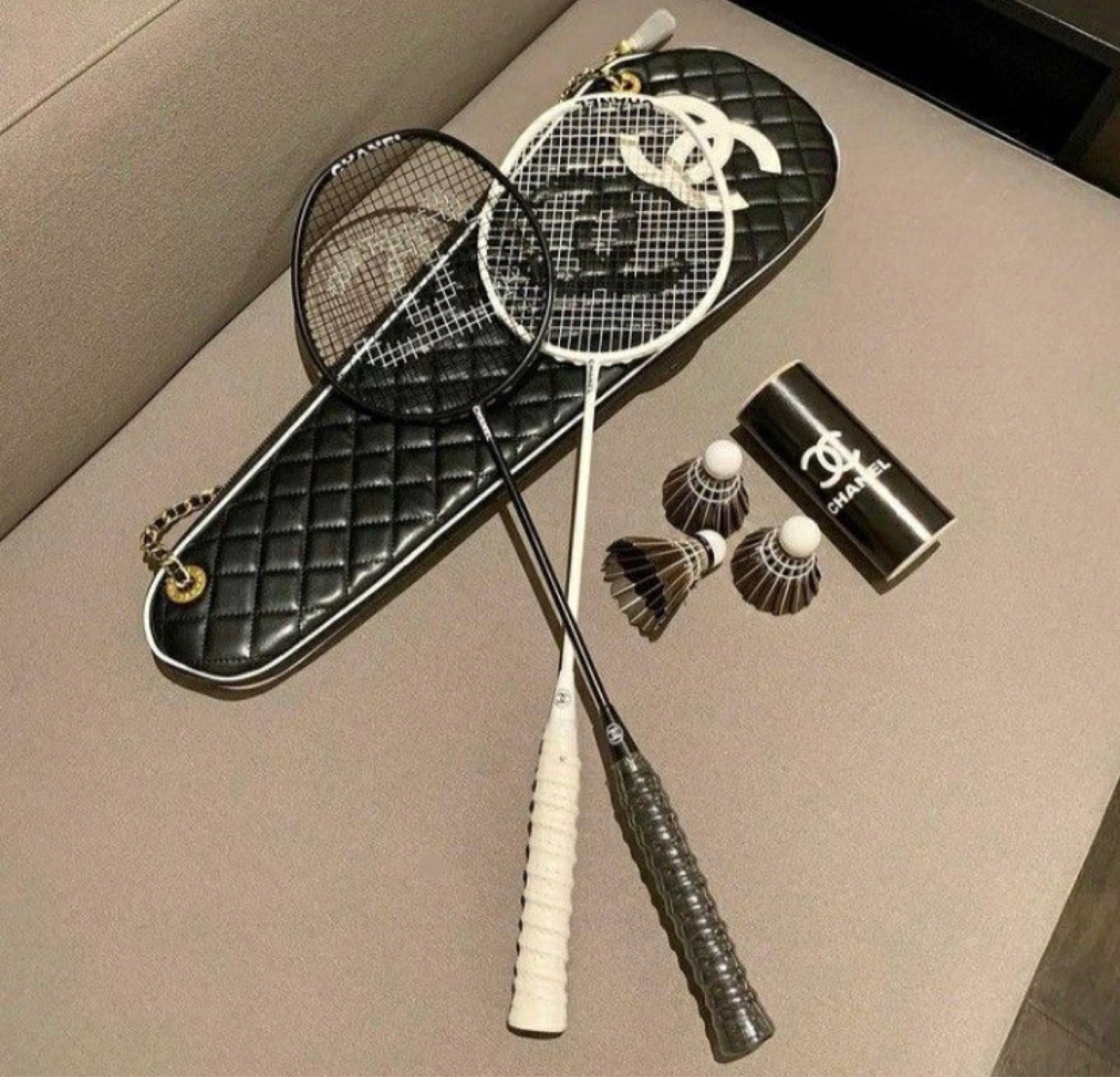 𝒞𝒽𝒶𝓃𝑒𝓁 𝒷𝒶𝒹𝓂𝒾𝓃𝓉𝑜𝓃 𝓇𝒶𝒸𝓀𝑒𝓉𝓈 🏸

Found this CC badminton set under $200!!! 

#badminton #chanel #game #racketset #cc chic, gift idea, Mother’s Day, quilted racket covers, revolve, Anthropologie, target, hearth and hand, dupe 

#LTKstyletip #LTKFind #LTKfamily