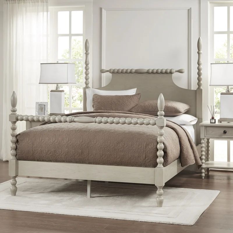 Beckett Low Profile Four Poster Bed | Wayfair North America