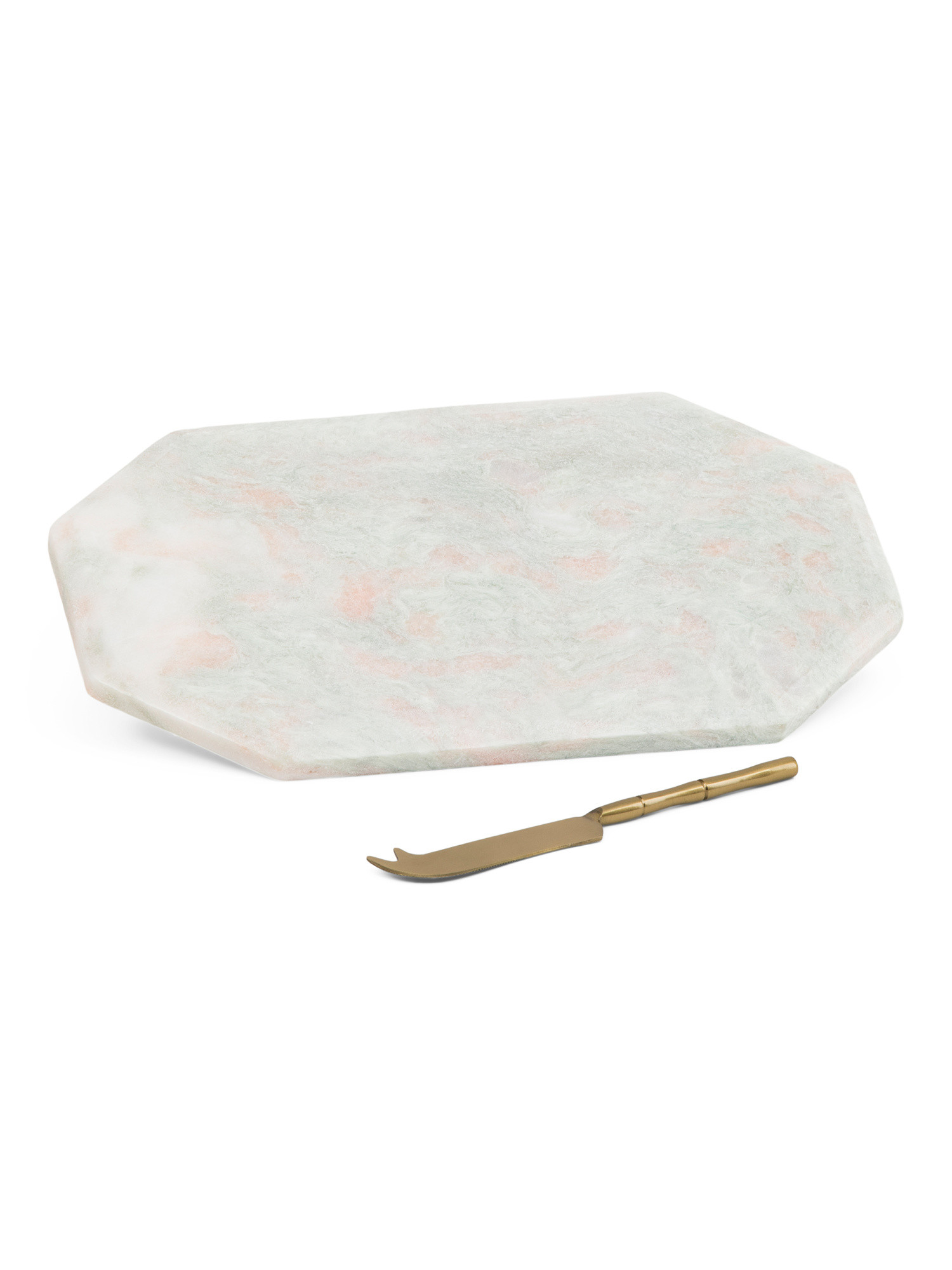 12x7 Onyx And Marble Cheeseboard With Knife | TJ Maxx