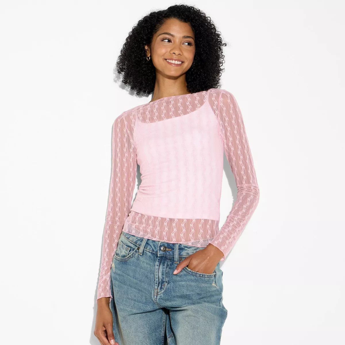 Women's Long Sleeve Boat Neck Henley Shirt - Wild Fable™ | Target