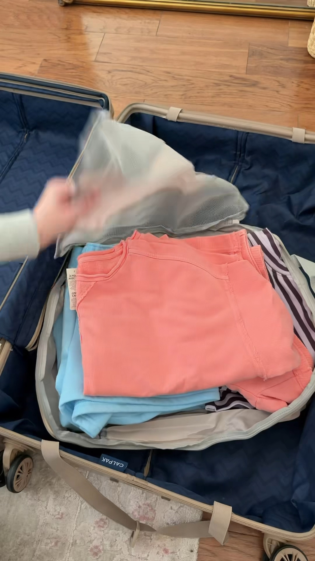 Compression packing cubes & hardshell suitcase for travel 🤍🤍

#LTKTravel