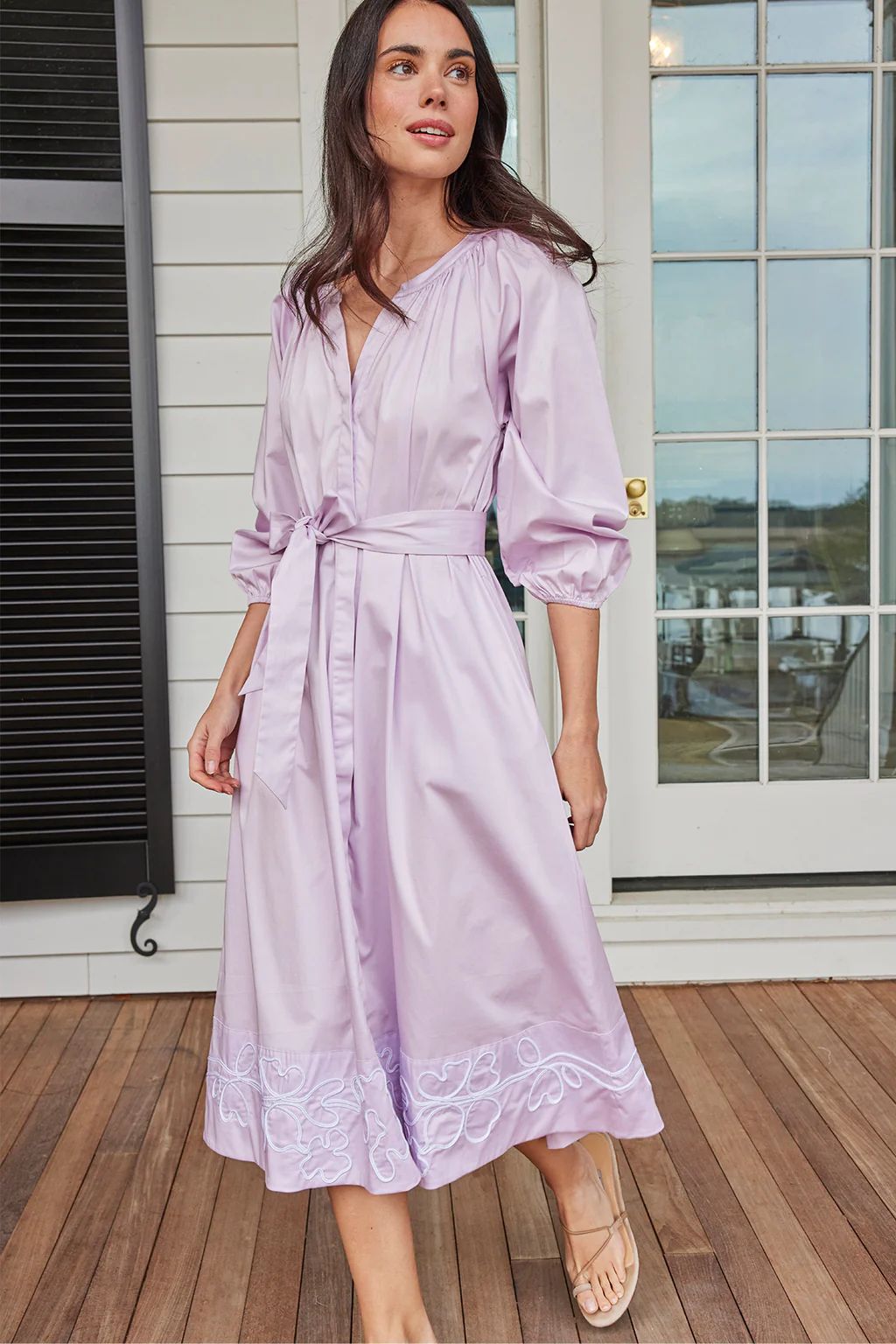 Brunch Dress in Wildflower | Lake Pajamas