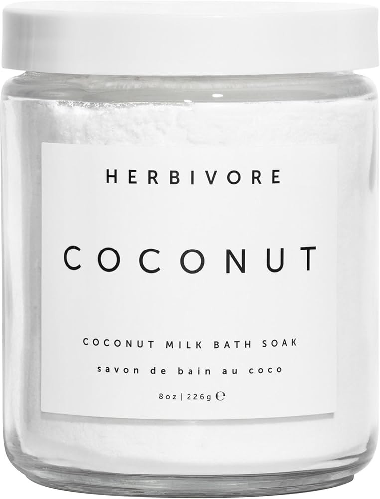 HERBIVORE Coconut Milk Bath Soak | Deeply Hydrating + Skin Softening, Soothing Light Coconut Scen... | Amazon (US)