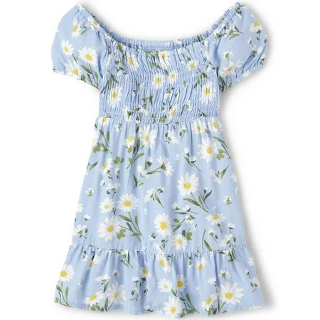 The Children s Place Girls Smocked Dress Spring Summer Sizes XS-XXL | Walmart (US)