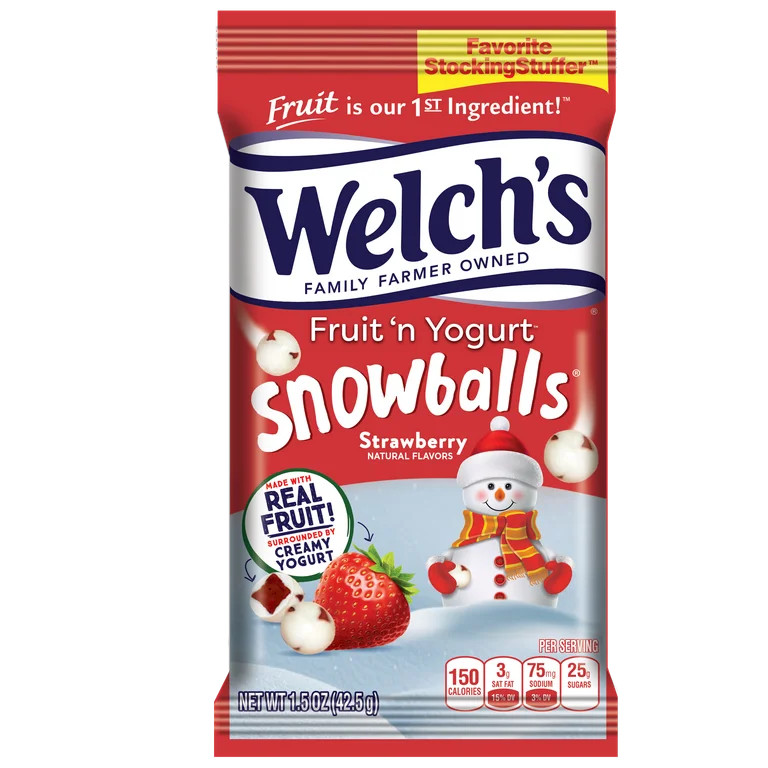 Welch's Fruit 'n Yogurt Strawberry Snowballs, 1.5oz Bag | Walmart (US)