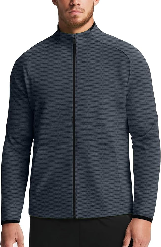 Zengjo Men's Track Jackets Full Zip Running Athletic Workout Lightweight Windproof Jacket with Zi... | Amazon (US)